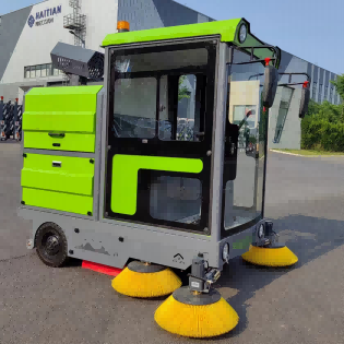 Pramoninės elektrinės grindų šlavėjas